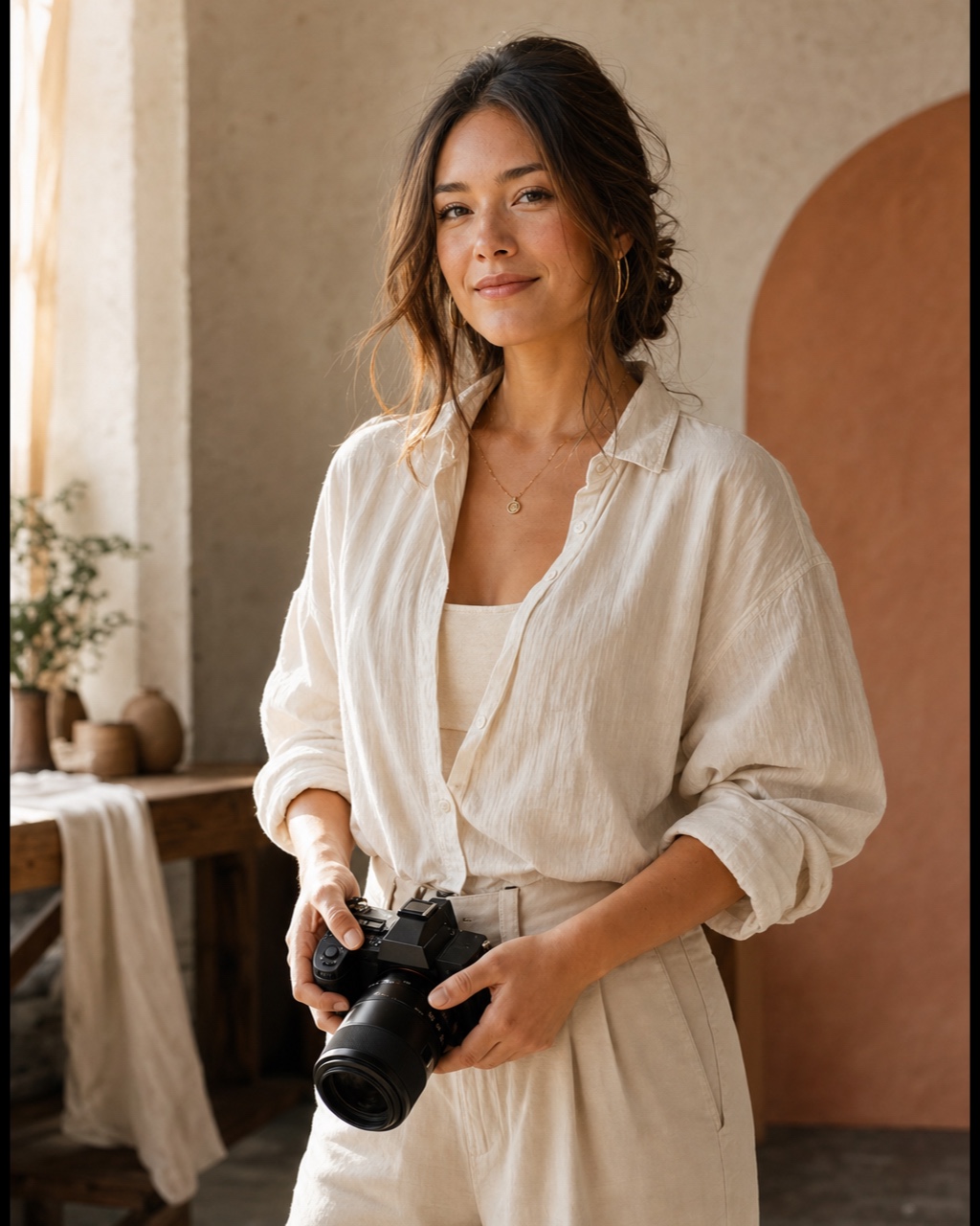 Bella behind the camera